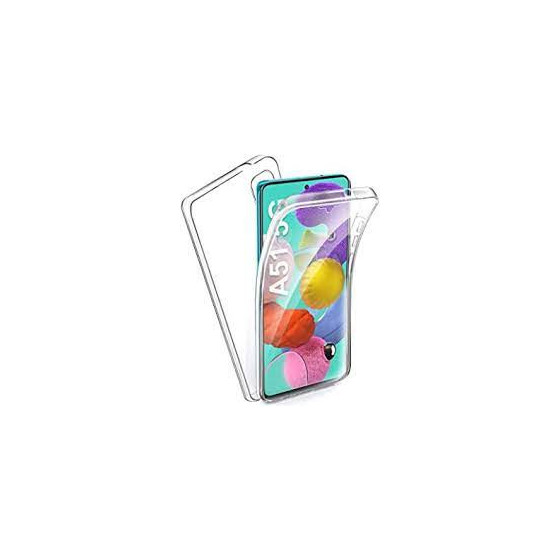 Coque Silicone Double 360 Degres Transparente Samsung A51 5G